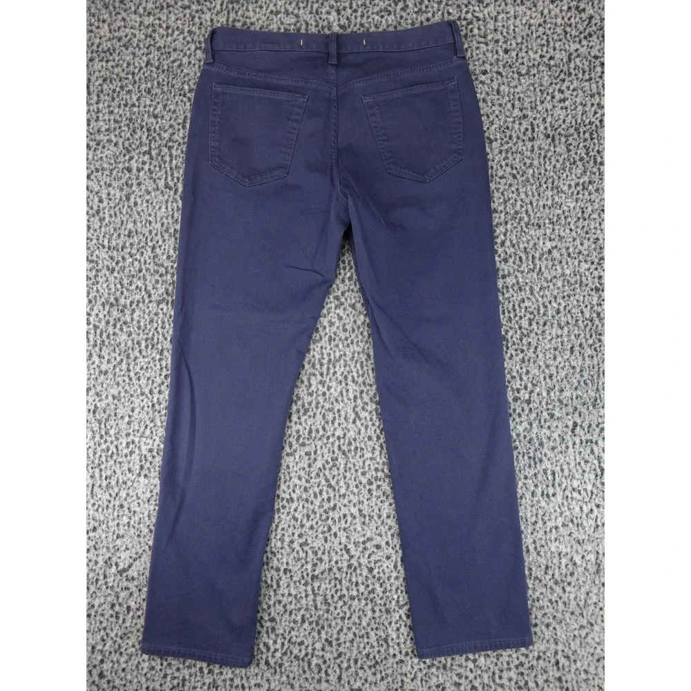Banana Republic Traveler Pant Mens 32x30 Navy Blue Slim Fit Stretch Chino